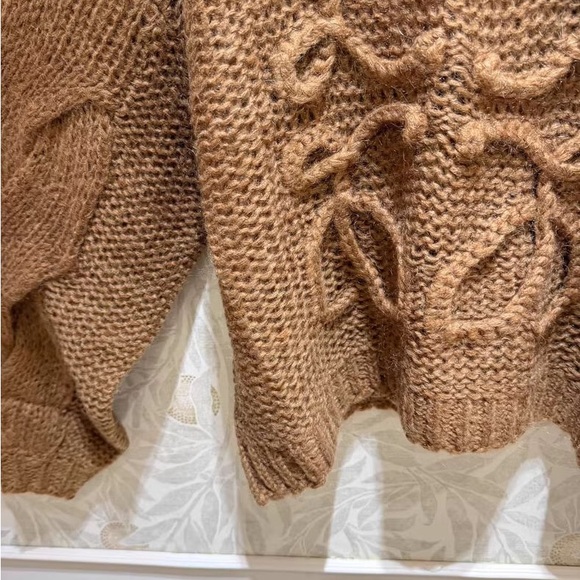 Loewe Brown Knit Crew Neck Sweater - Picture 4 of 8